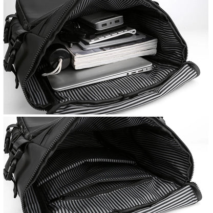 SYZM Large Capacity Backpack Men's Student School Bags Travel Bag Casual Waterproof Nylon Backpack Multi-functional Laptop Bag