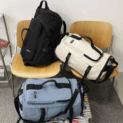 SYZM Large Capacity  Backpack Multi Purpose Handbag Waterproof Backpack Sports Gym Travel Bags Fashion Teenagers Schoolbag