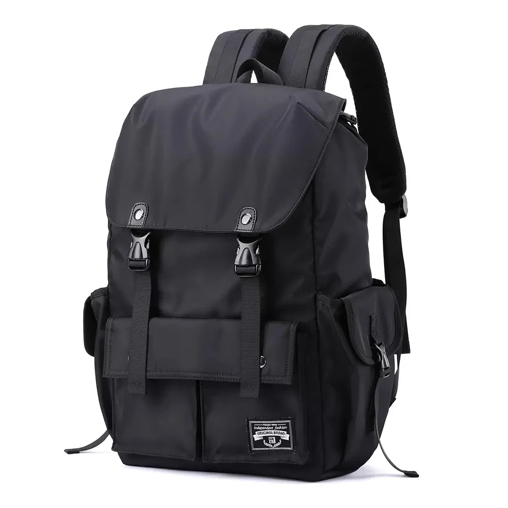 SYZM Large Capacity Backpack Outdoor Sports Mountaineering Bag Waterproof Nylon Knapsack Laptop Bag Student Schoolbag
