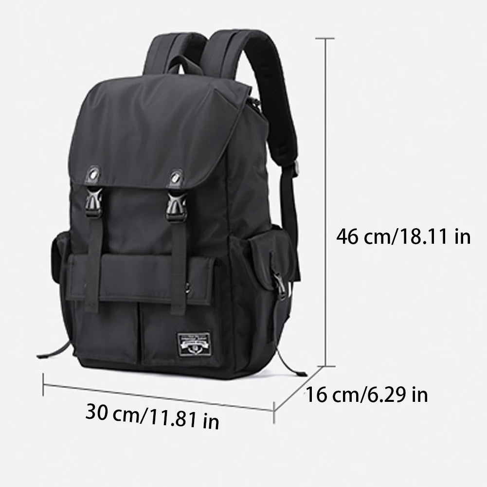 SYZM Large Capacity Backpack Outdoor Sports Mountaineering Bag Waterproof Nylon Knapsack Laptop Bag Student Schoolbag