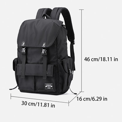 SYZM Large Capacity Backpack Outdoor Sports Mountaineering Bag Waterproof Nylon Knapsack Laptop Bag Student Schoolbag