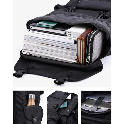 SYZM Large Capacity Backpack Outdoor Sports Mountaineering Bag Waterproof Nylon Knapsack Laptop Bag Student Schoolbag