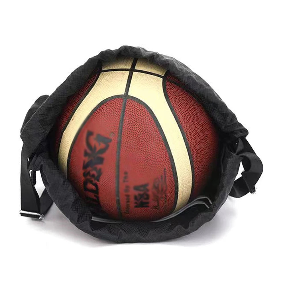 SYZM Large Capacity  Drawstring Backpack Basketball Sports Bag Portable Mountaineering Bag Best for Basketball Soccer Volleyba