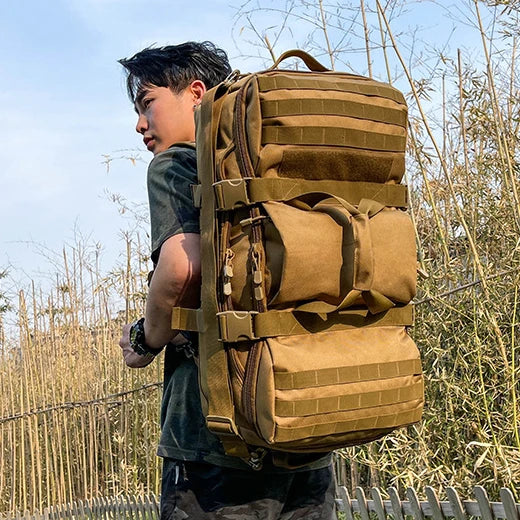 SYZM Large Capacity Tactical Backpack Handbag Backpack Camping Hiking Mountaineering Bag Outdoor Sports Travel Backpacks