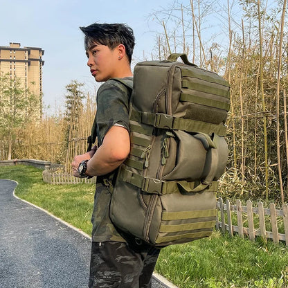 SYZM Large Capacity Tactical Backpack Handbag Backpack Camping Hiking Mountaineering Bag Outdoor Sports Travel Backpacks