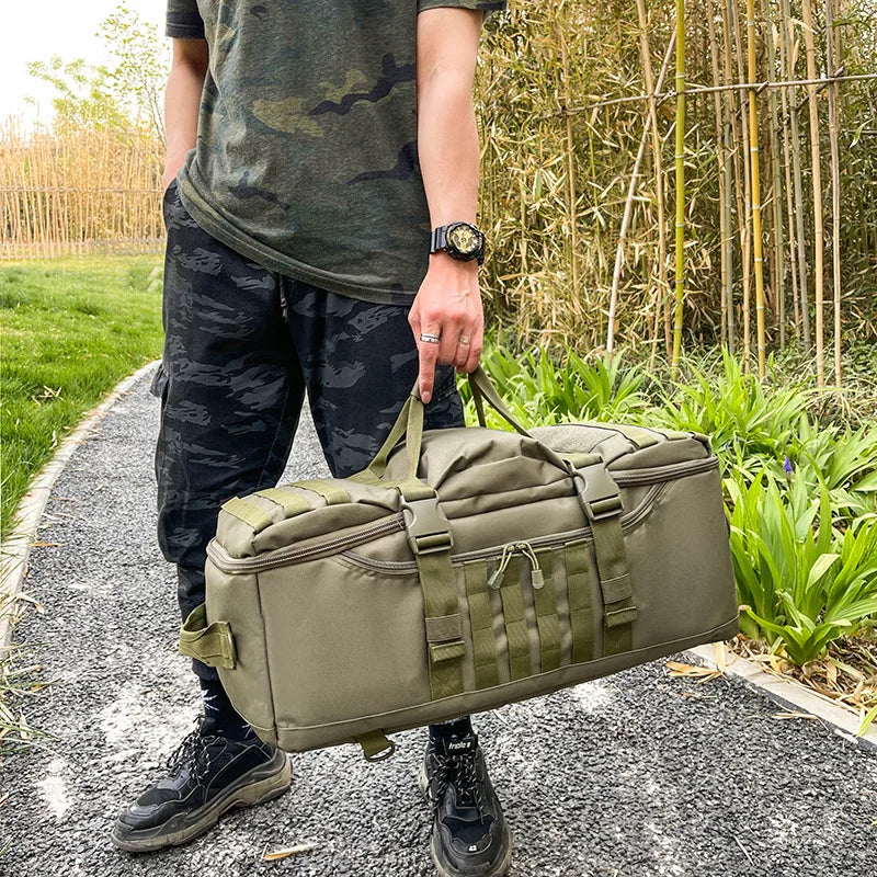 SYZM Large Capacity Tactical Backpack Handbag Backpack Camping Hiking Mountaineering Bag Outdoor Sports Travel Backpacks