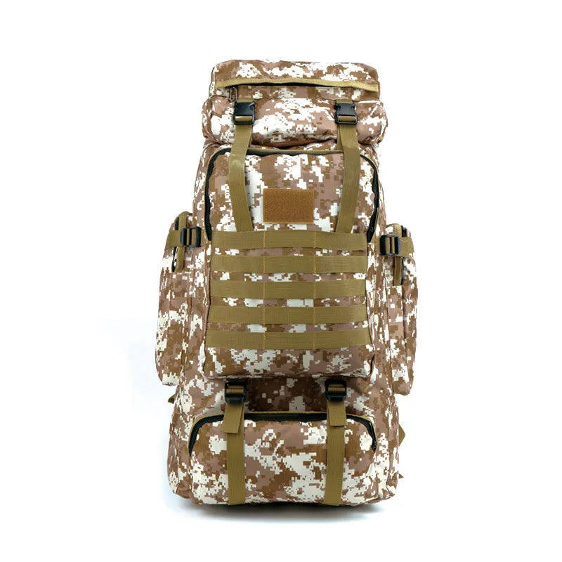 SYZM Large Capacity Tactical Backpacks Waterproof Camouflage 80L Backpack Outdoor Sports Mountaineering Bag Travel Bag