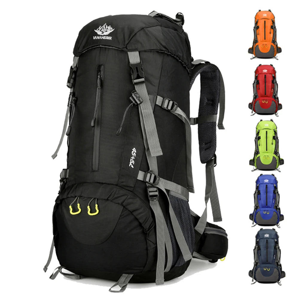SYZM Large-capacity Mountaineering Bag Multi-function  Men Backpack Outdoor Sports Hiking Camping Climbing Fishing Backpack