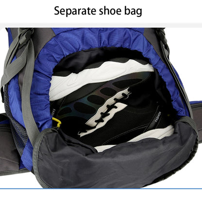 SYZM Large-capacity Mountaineering Bag Multi-function  Men Backpack Outdoor Sports Hiking Camping Climbing Fishing Backpack