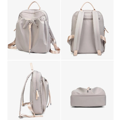 SYZM Leisure Women's Backpack Large Capacity Business Lady Multi Purpose Bag High Quality Waterproof Oxford Knapsack Laptop Bag