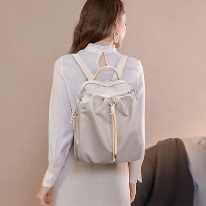 SYZM Leisure Women's Backpack Large Capacity Business Lady Multi Purpose Bag High Quality Waterproof Oxford Knapsack Laptop Bag