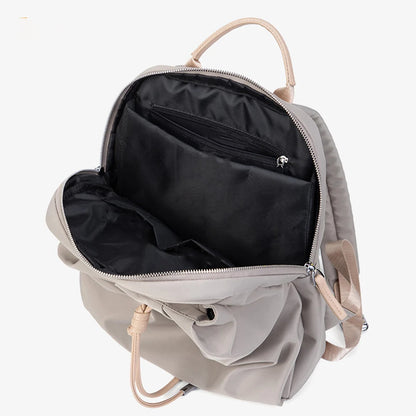 SYZM Leisure Women's Backpack Large Capacity Business Lady Multi Purpose Bag High Quality Waterproof Oxford Knapsack Laptop Bag
