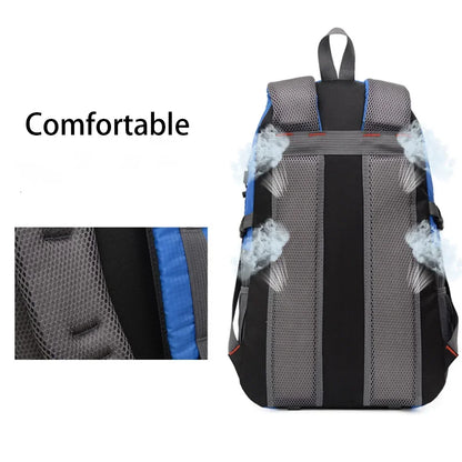 SYZM Lightweight Polyester Camping Backpack Cycling Climbing Trekking Bag Outdoor Sport School Bag For Men Women Rucksack