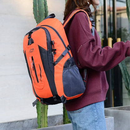 SYZM Lightweight Polyester Camping Backpack Cycling Climbing Trekking Bag Outdoor Sport School Bag For Men Women Rucksack