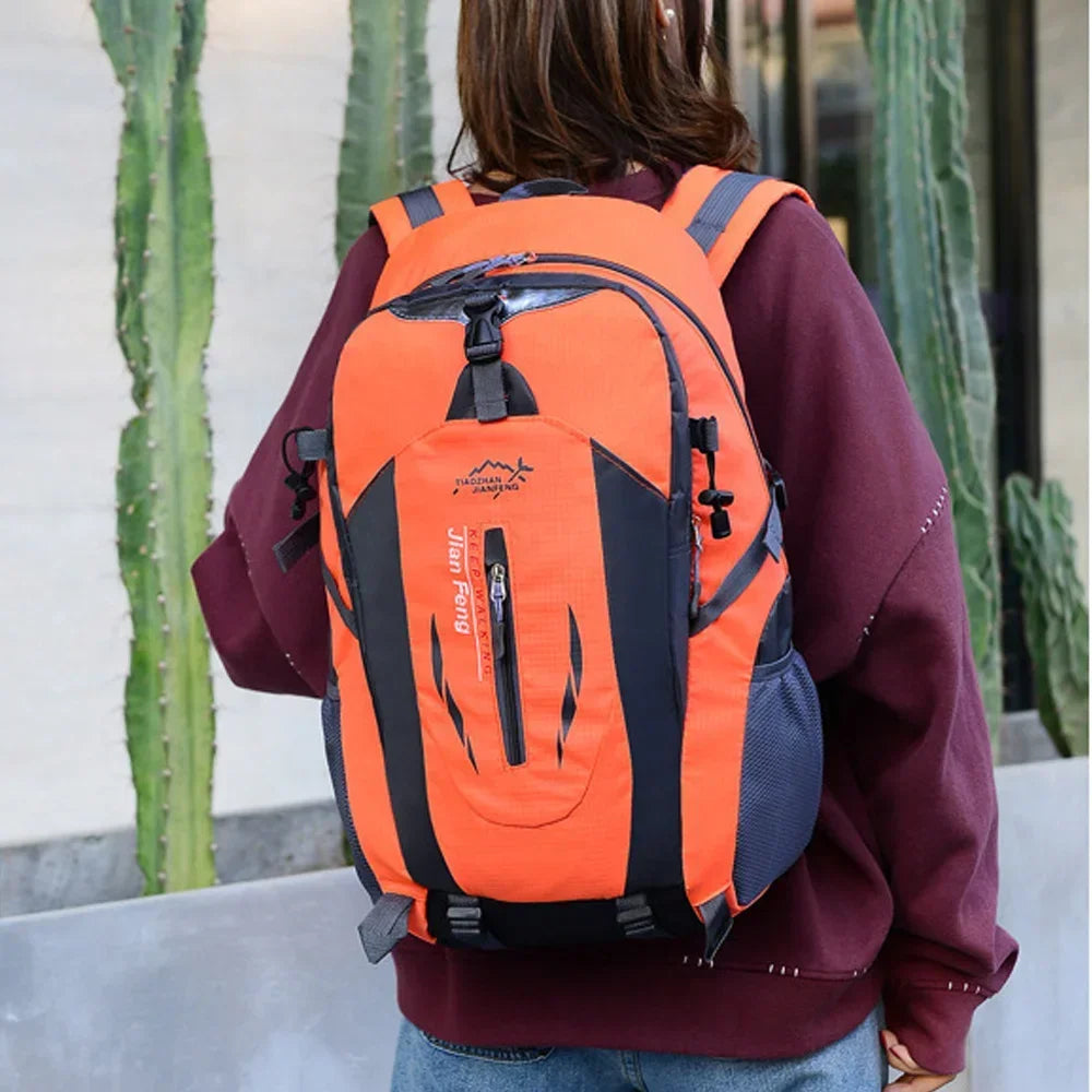 SYZM Lightweight Polyester Camping Backpack Cycling Climbing Trekking Bag Outdoor Sport School Bag For Men Women Rucksack