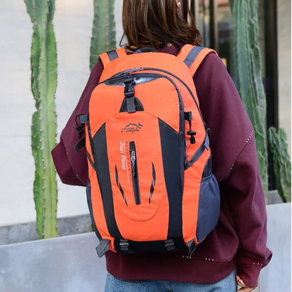 SYZM Lightweight Polyester Camping Backpack Cycling Climbing Trekking Bag Outdoor Sport School Bag For Men Women Rucksack