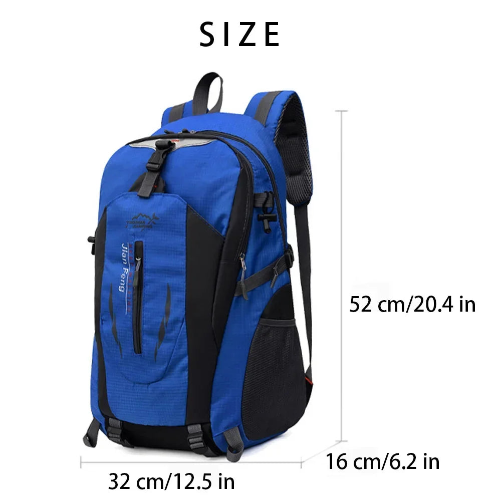 SYZM Lightweight Polyester Camping Backpack Cycling Climbing Trekking Bag Outdoor Sport School Bag For Men Women Rucksack