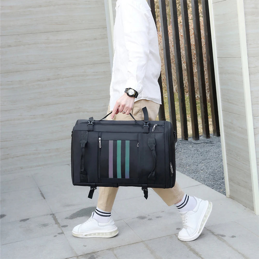 SYZM Men Business Backpack Large Capacity Laptop Bags Waterproof Multifunctional Travel Bag Men Shoulder Bag Handbag Schoolbag