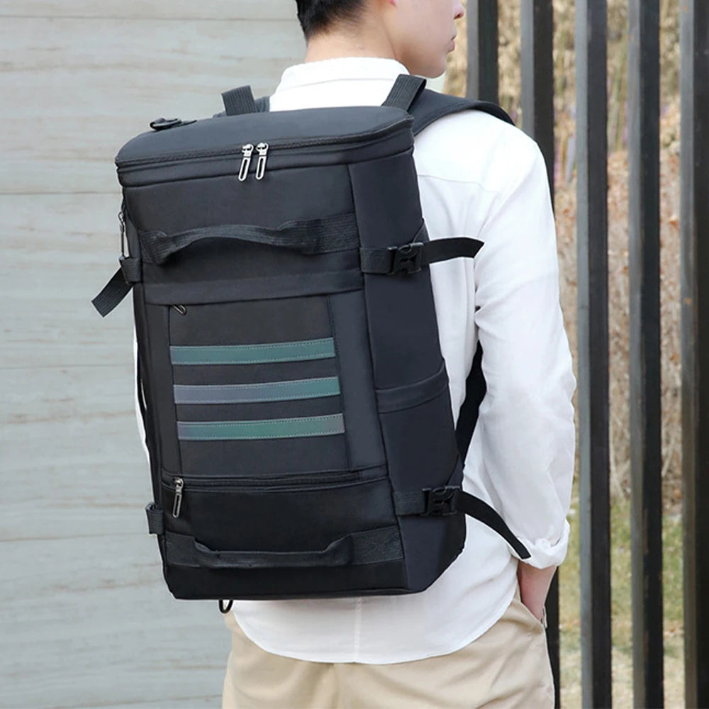 SYZM Men Business Backpack Large Capacity Laptop Bags Waterproof Multifunctional Travel Bag Men Shoulder Bag Handbag Schoolbag