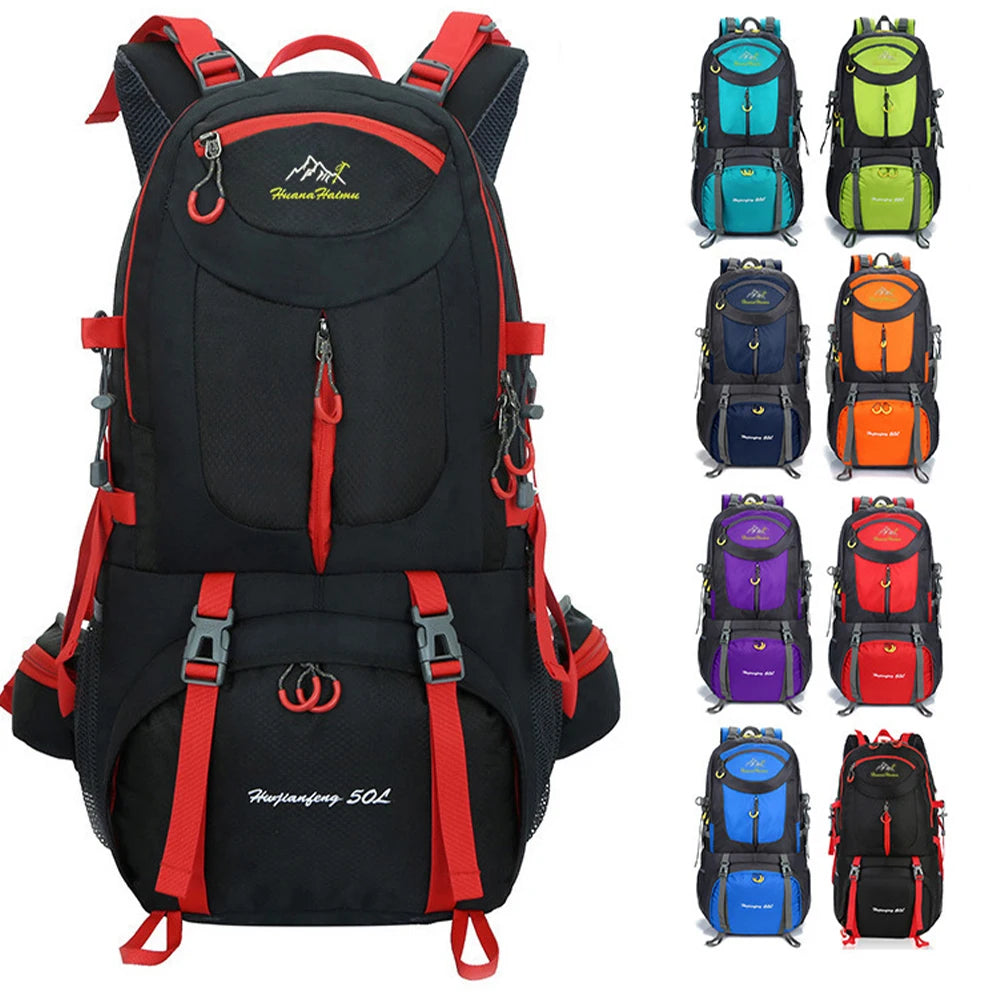 SYZM Men  Mountaineering Backpack Large-capacity Outdoor Sports Bags Climbing Camping Fishing Hiking Knapsack Travel Backpack