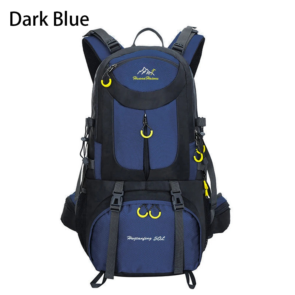 SYZM Men  Mountaineering Backpack Large-capacity Outdoor Sports Bags Climbing Camping Fishing Hiking Knapsack Travel Backpack