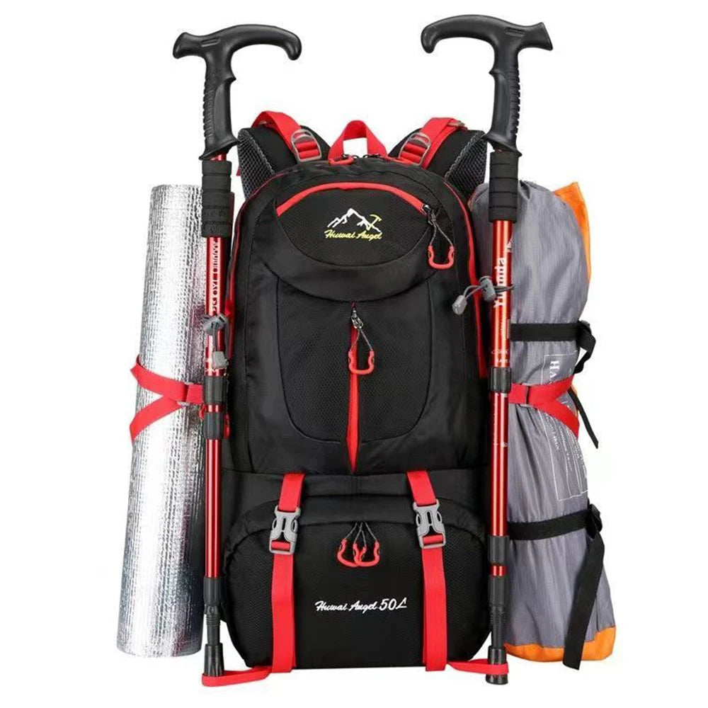 SYZM Men  Mountaineering Backpack Large-capacity Outdoor Sports Bags Climbing Camping Fishing Hiking Knapsack Travel Backpack