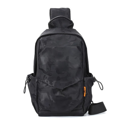 SYZM Men's Waterproof Chest Bag New Fashion Casual Multi-function Small Backpack Boy's Shoulder Bag Crossbody Bag