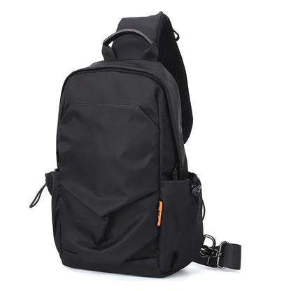 SYZM Men's Waterproof Chest Bag New Fashion Casual Multi-function Small Backpack Boy's Shoulder Bag Crossbody Bag