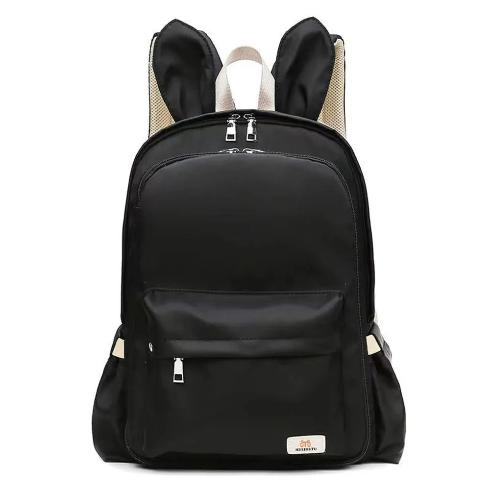 SYZM Mommy Bag  Large-capacity Insulated Bottle Bag Baby Diaper Bag Cute Rabbit Ear Backpack Mommy Outting Baby Nursing Bags