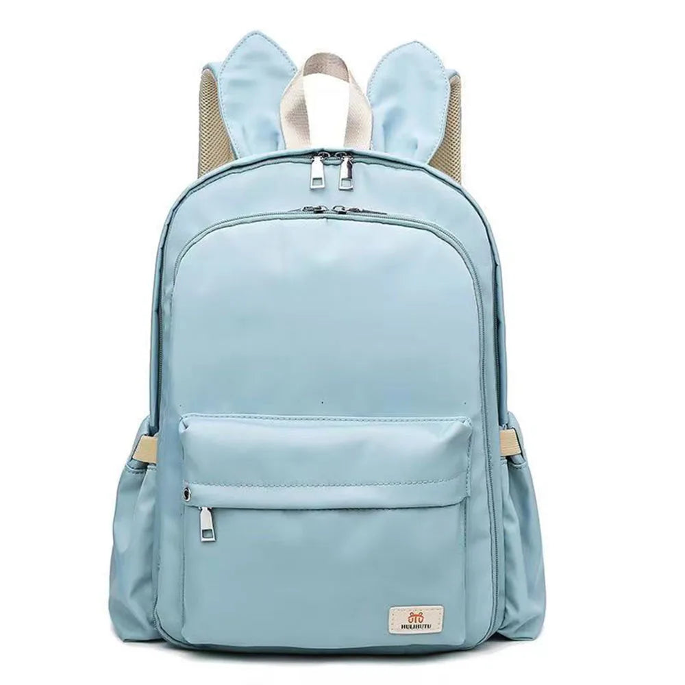 SYZM Mommy Bag  Large-capacity Insulated Bottle Bag Baby Diaper Bag Cute Rabbit Ear Backpack Mommy Outting Baby Nursing Bags