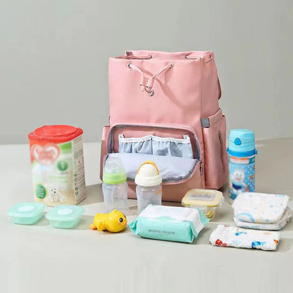 SYZM Mommy Diaper Bags Large Capacity Travel Backpack Baby Nappy Changing Bags Multi-function Waterproof Outdoor Maternity Bags