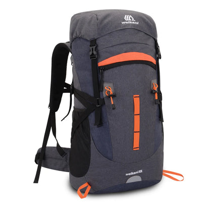 SYZM Mountaineering Bag Men Large Capacity 50L Sports Bag Waterproof  Breathable Outdoor Backpack Hiking Camping Travel Bag