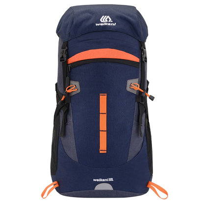 SYZM Mountaineering Bag Men Large Capacity 50L Sports Bag Waterproof  Breathable Outdoor Backpack Hiking Camping Travel Bag