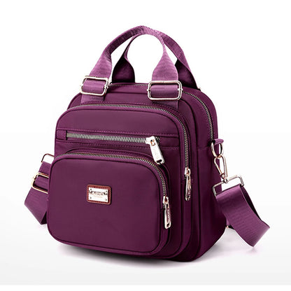 SYZM Multi-purpose Women  Backpack Nylon Shoulder Bag Messenger Bags Large Capacity Multi-layer Bag Female Handbags Coin Purse