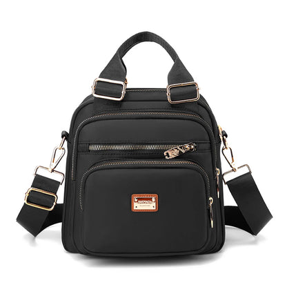 SYZM Multi-purpose Women  Backpack Nylon Shoulder Bag Messenger Bags Large Capacity Multi-layer Bag Female Handbags Coin Purse