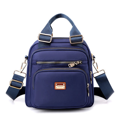 SYZM Multi-purpose Women  Backpack Nylon Shoulder Bag Messenger Bags Large Capacity Multi-layer Bag Female Handbags Coin Purse