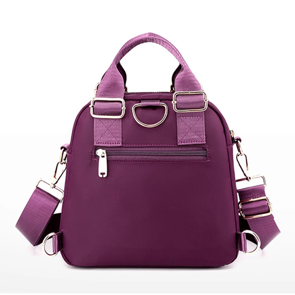 SYZM Multi-purpose Women  Backpack Nylon Shoulder Bag Messenger Bags Large Capacity Multi-layer Bag Female Handbags Coin Purse
