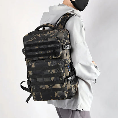 SYZM New Outdoor Camouflage Mountaineering Backpack Multifunctional Large-capacity Shoulder Bag Leisure Travel Backpacks