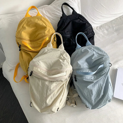 SYZM Outdoor Backpack Casual Shoulders Bags Waterproof Nylon Backpack Large Capacity Hiking Bag Fitness Yoga Bag
