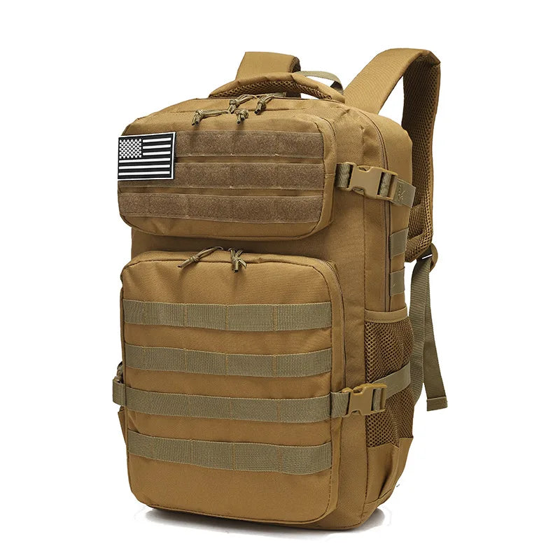 SYZM Outdoor Large Capacity Mountaineering Bag Camouflage Tactical Cycling Backpack Hiking Camping Fishing Backpacks