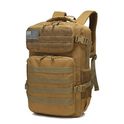 SYZM Outdoor Large Capacity Mountaineering Bag Camouflage Tactical Cycling Backpack Hiking Camping Fishing Backpacks
