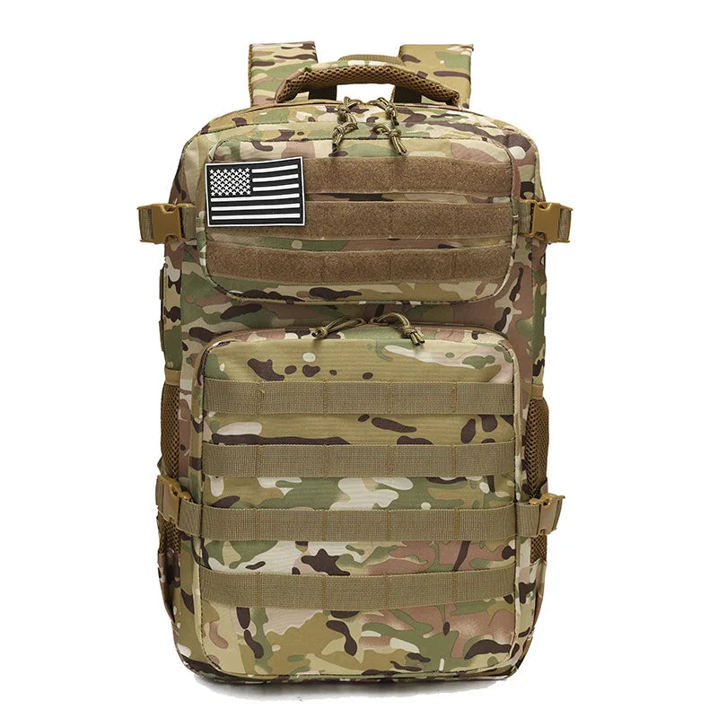 SYZM Outdoor Large Capacity Mountaineering Bag Camouflage Tactical Cycling Backpack Hiking Camping Fishing Backpacks