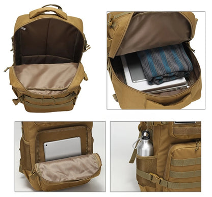SYZM Outdoor Large Capacity Mountaineering Bag Camouflage Tactical Cycling Backpack Hiking Camping Fishing Backpacks