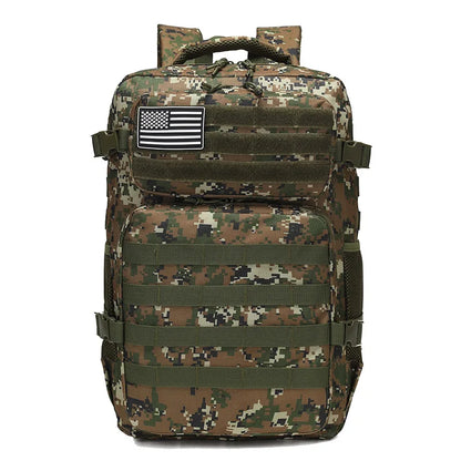 SYZM Outdoor Large Capacity Mountaineering Bag Camouflage Tactical Cycling Backpack Hiking Camping Fishing Backpacks