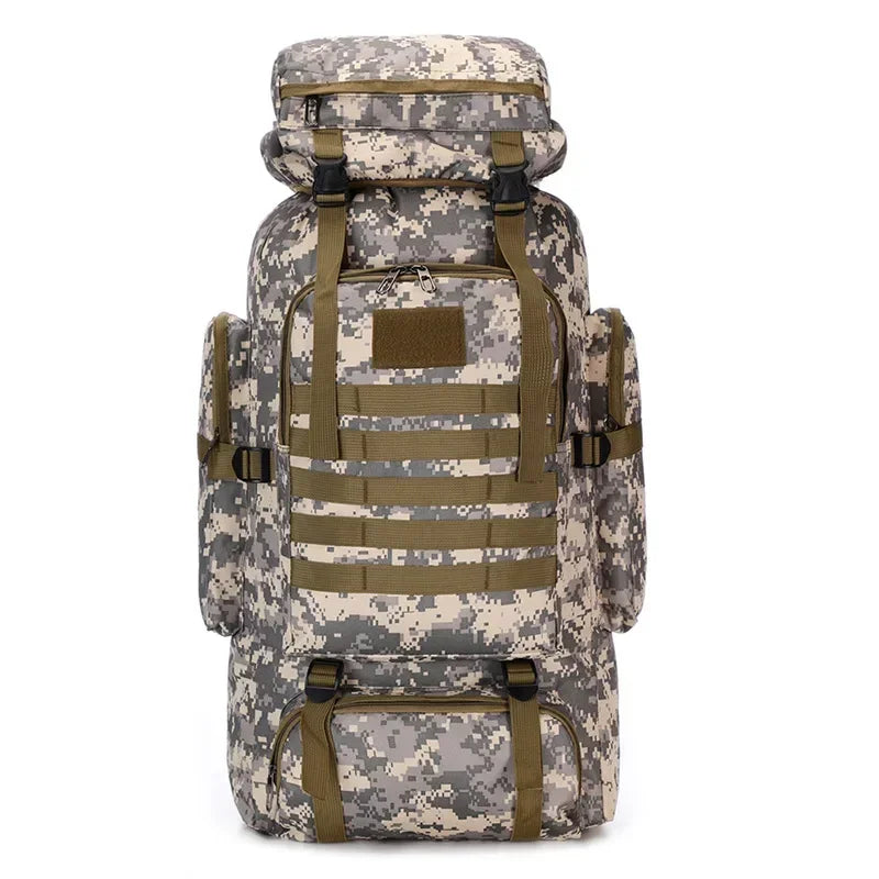 SYZM Outdoor Rucksacks Oxford Waterproof Tactical Backpacks 80L Sports Camping Hiking Trekking Fishing Hunting Bags
