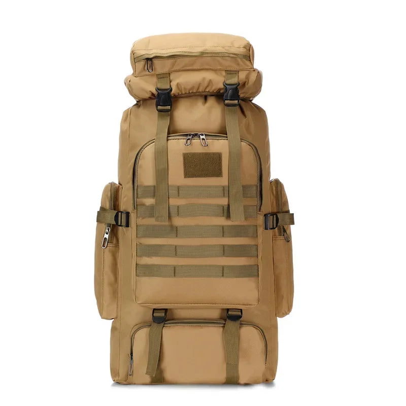 SYZM Outdoor Rucksacks Oxford Waterproof Tactical Backpacks 80L Sports Camping Hiking Trekking Fishing Hunting Bags