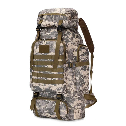 SYZM Outdoor Rucksacks Oxford Waterproof Tactical Backpacks 80L Sports Camping Hiking Trekking Fishing Hunting Bags