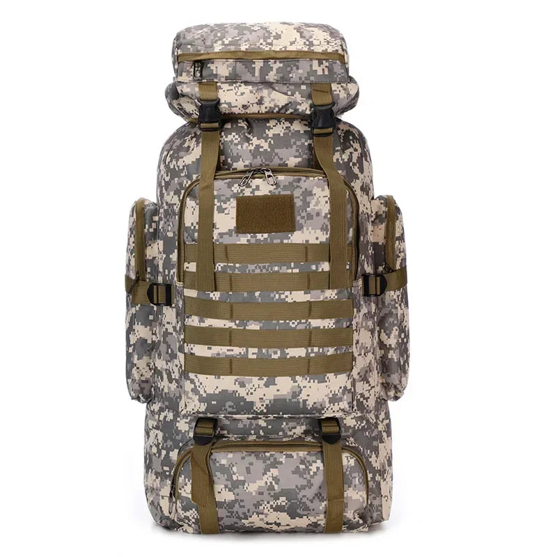 SYZM Outdoor Rucksacks Oxford Waterproof Tactical Backpacks 80L Sports Camping Hiking Trekking Fishing Hunting Bags