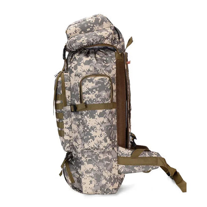 SYZM Outdoor Rucksacks Oxford Waterproof Tactical Backpacks 80L Sports Camping Hiking Trekking Fishing Hunting Bags