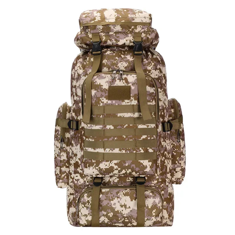 SYZM Outdoor Rucksacks Oxford Waterproof Tactical Backpacks Sports Camping Hiking Trekking Fishing Hunting Bags 80L